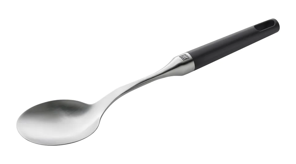 zwilling-twin-pure-servierl-ffel-satinierter-edelstahl-18-10-32-cm-schwarz-silbe image 1