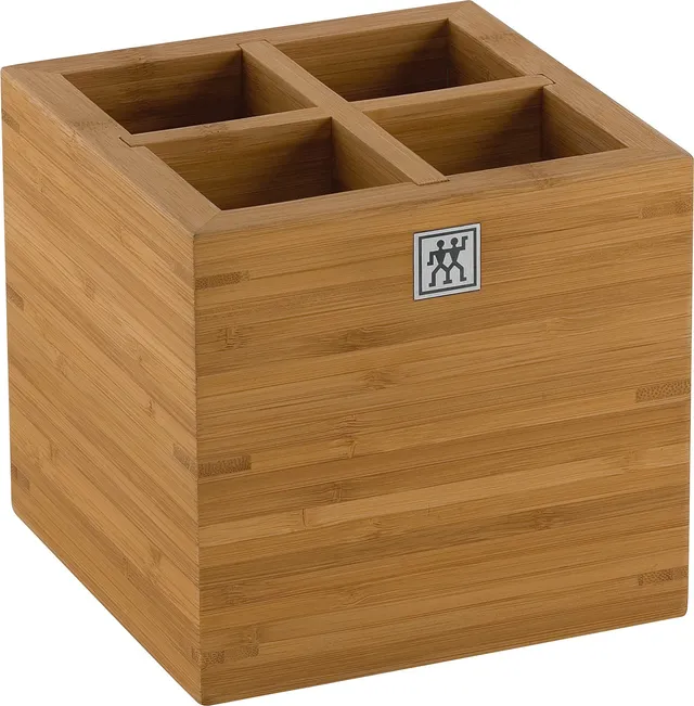 zwilling-vorratsdose-mit-einsatzeiler-quadratisch-16-x-16-x-15-cm-ge-lter-bambus image 1