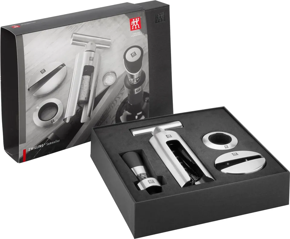zwilling-sommelier-geschenk-set-4-teilig-folienschneider-tropfenf-nger-weinausgi image 1