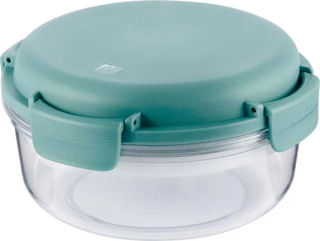 zwilling-lunchtime-salatbox-1-l-mit-k-hlakku-3-fach-einsatz-auslaufsicher-gr-n image 1