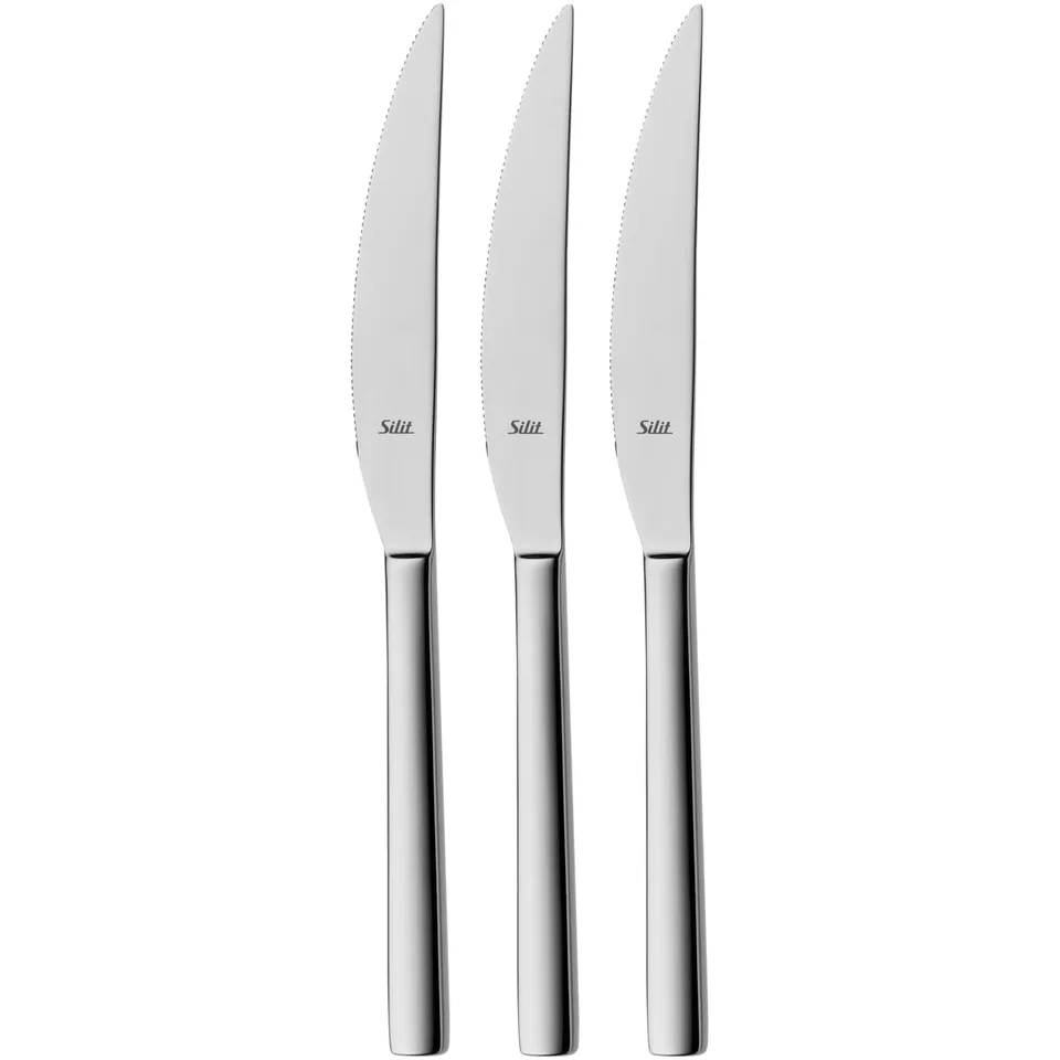 silit-trend-steakmesser-set-3-teilig-23-2-cm-wellenschliff-geschmiedeter-klingen image 1