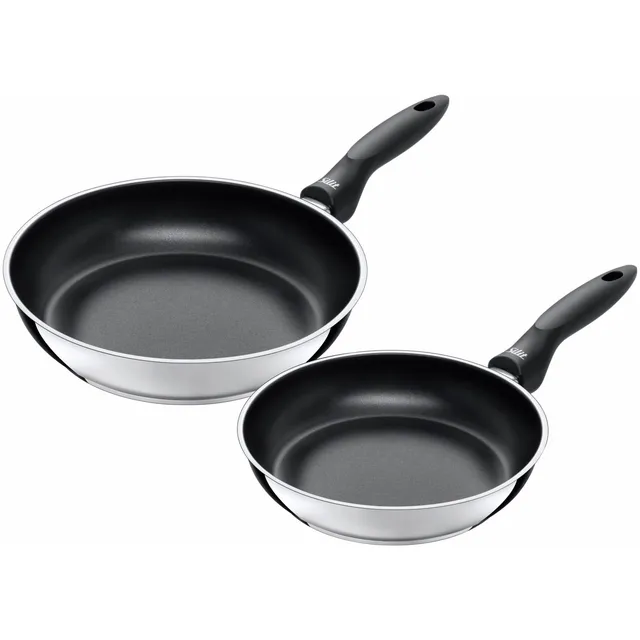 silit-domus-pfannenset-induktion-2-teilig-bratpfannen-hoch-24-cm-und-28-cm-edels image 1