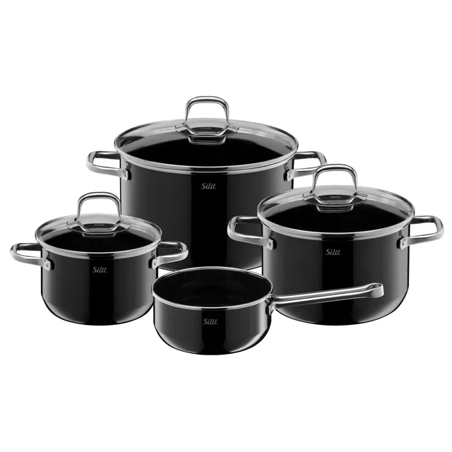 silit-elegance-line-topfset-4-teilig-mit-glasdeckeln-silargan-funktionskeramik-n image 1