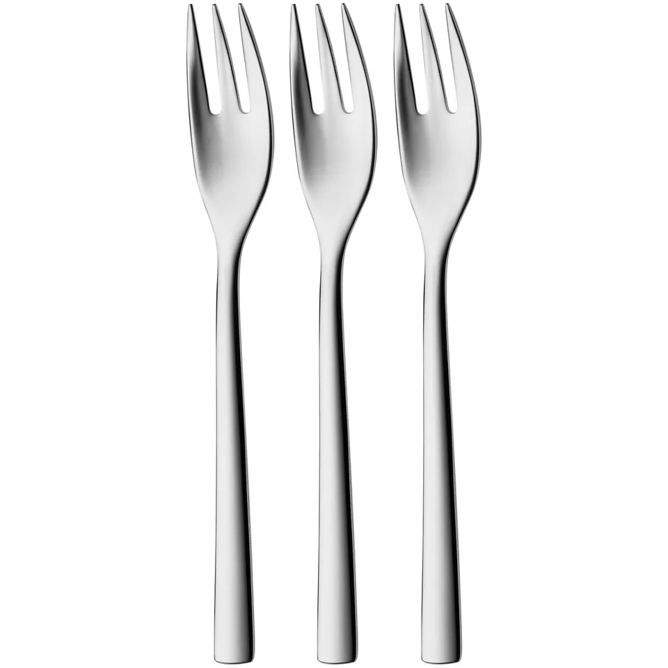 silit-trend-kuchengabel-set-3-teilig-15-8-cm-polierter-edelstahl-crominox-18-10- image 1