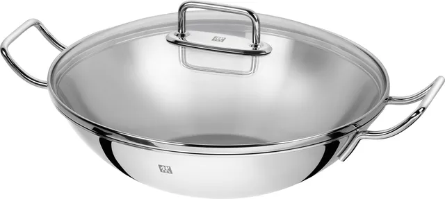 zwilling-plus-wokpfanne-32-cm-mit-glasdeckel-und-edelstahlgitter-edelstahl-18-10 image 1