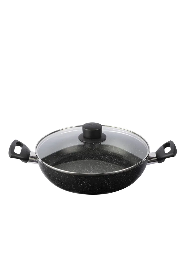 ballarini-vipiteno-bratentopf-mit-deckel-rund-28-cm-aluminium-nerolite-antihaft- image 1