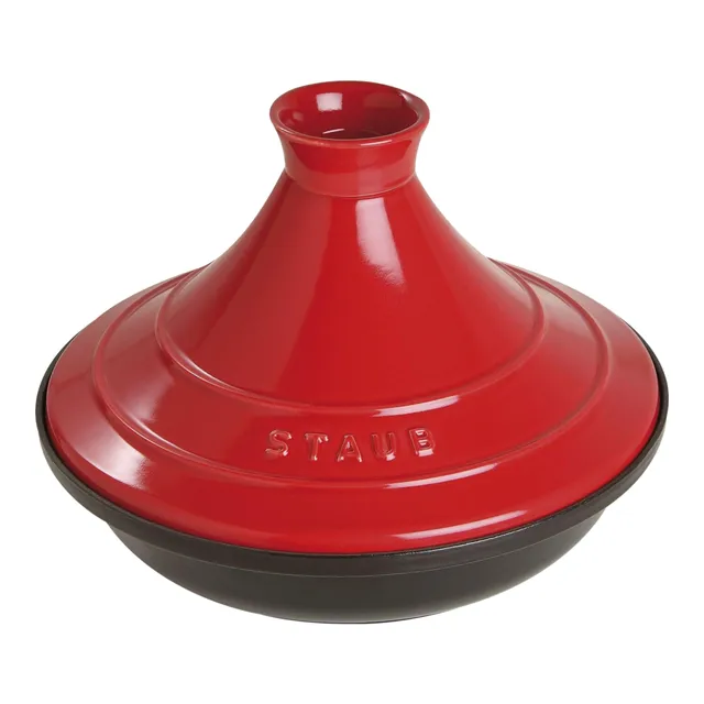 staub-tajine-specialties-28-cm-gusseisen-mit-keramikdeckel-f-r-marokkanische-ger image 1