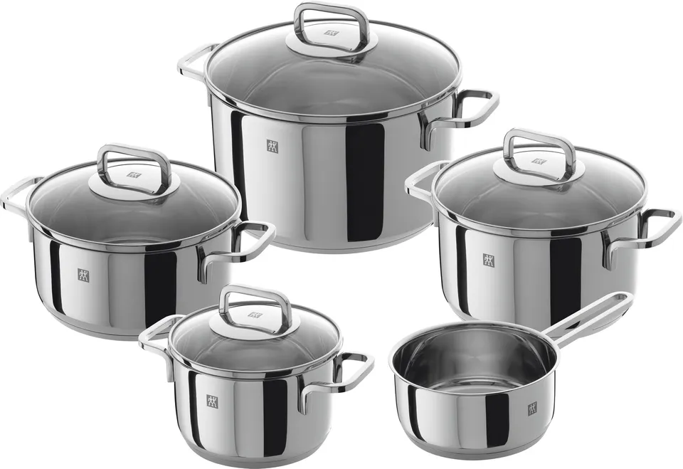 zwilling-quadro-kochtopf-set-5-teilig-mit-glasdeckeln-edelstahl-18-10-induktions image 1
