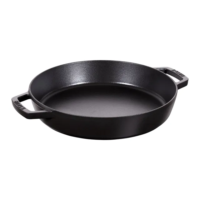 staub-paellapfanne-bratpfanne-34-cm-gusseisen-2-griffe-f-r-alle-herdarten-inkl-i image 1
