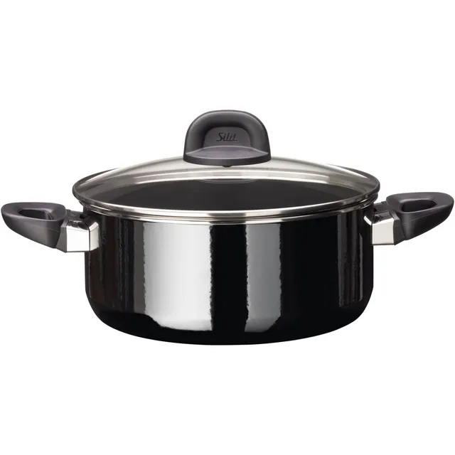 silit-modesto-line-bratentopf-24-cm-mit-glasdeckel-4-4-l-nudeltopf-aus-silargan- image 1