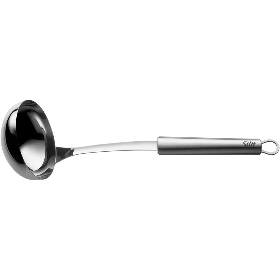 silit-classic-line-suppenkelle-30-cm-sch-pf-und-saucenl-ffel-edelstahl-18-10-pol image 1