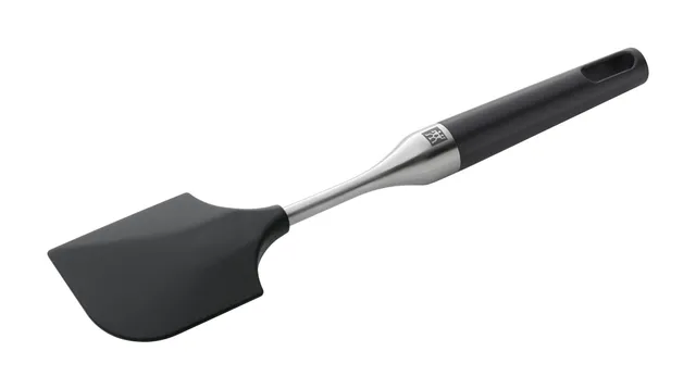 zwilling-twin-pure-black-teigschaber-270-mm-silikon-mit-satiniertem-edelstahl-18 image 1