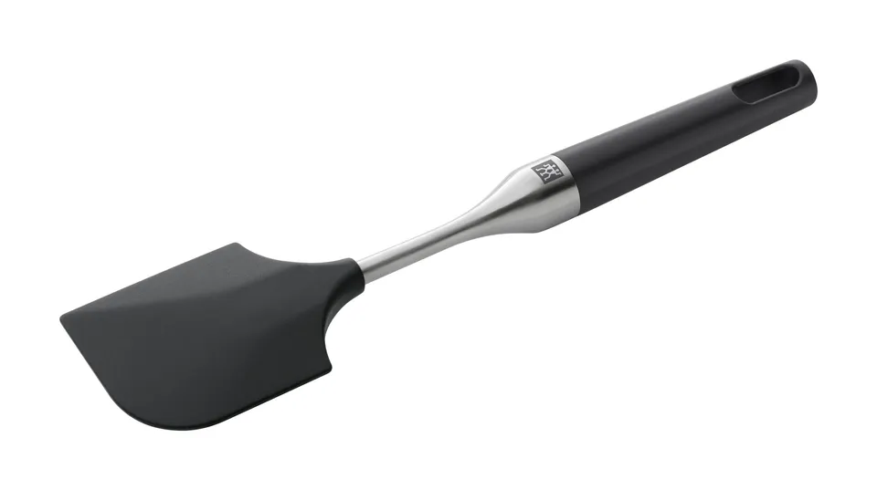 zwilling-twin-pure-black-teigschaber-270-mm-silikon-mit-satiniertem-edelstahl-18 image 1
