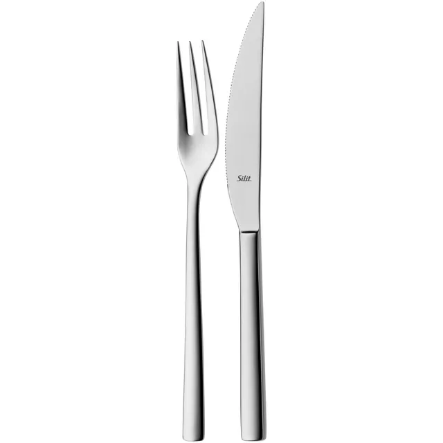 silit-trend-steakbesteck-2-teilig-geschmiedetes-steakmesser-mit-wellenschliff-un image 1