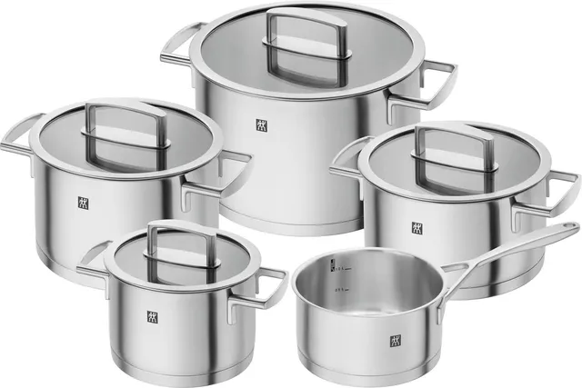 zwilling-vitality-kochtopf-set-5-teilig-3-kocht-pfe-16-20-24-cm-bratentopf-20-cm image 1