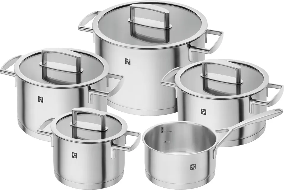 zwilling-vitality-kochtopf-set-5-teilig-3-kocht-pfe-16-20-24-cm-bratentopf-20-cm image 1