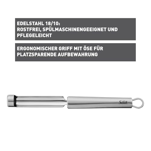 silit-classic-line-apfelausstecher-25-cm-edelstahl-18-10-poliert-apfelentkerner- image 8