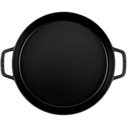 staub-paellapfanne-bratpfanne-34-cm-gusseisen-2-griffe-f-r-alle-herdarten-inkl-i image 8