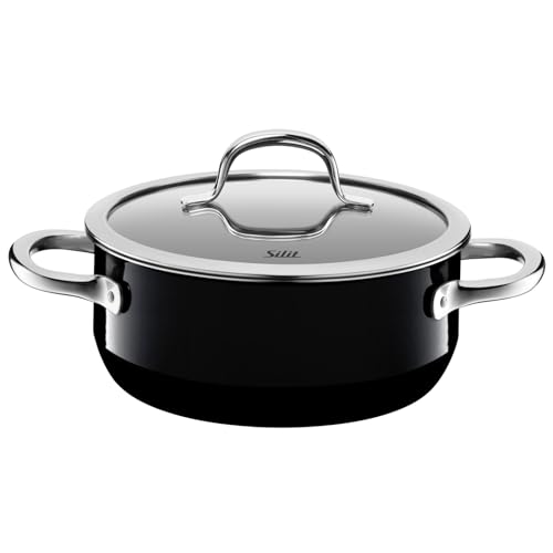 silit-passion-black-kochtopf-20-cm-bratentopf-mit-glasdeckel-2-4-l-silargan-funk image 4