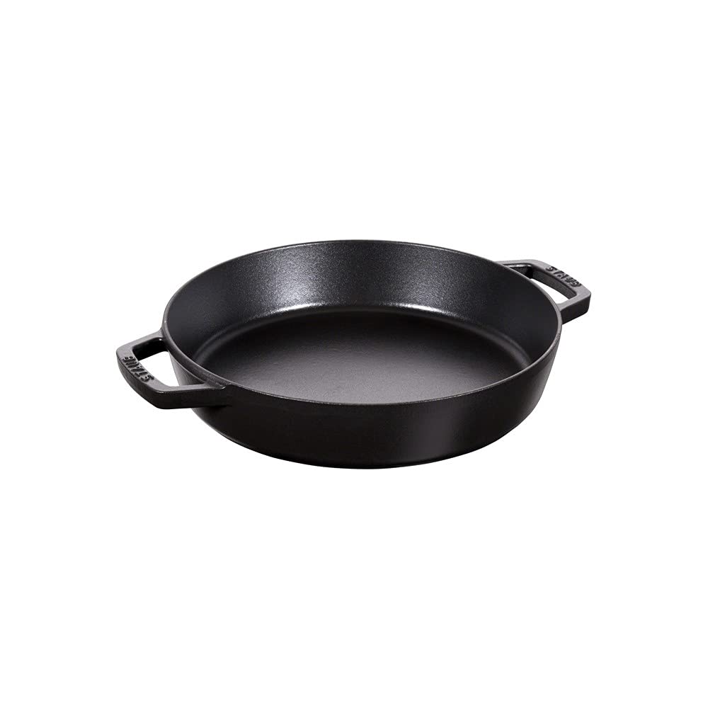 staub-schmorpfanne-bratpfanne-20-cm-aus-gusseisen-2-griffe-emailliert-f-r-alle-h image 1