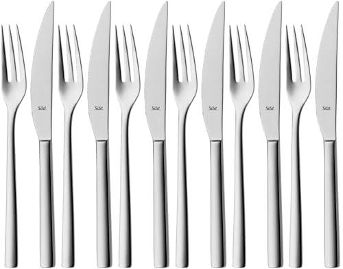 silit-trend-steakbesteck-set-12-teilig-poliert-crominox-edelstahl-18-10-geschmie image 5