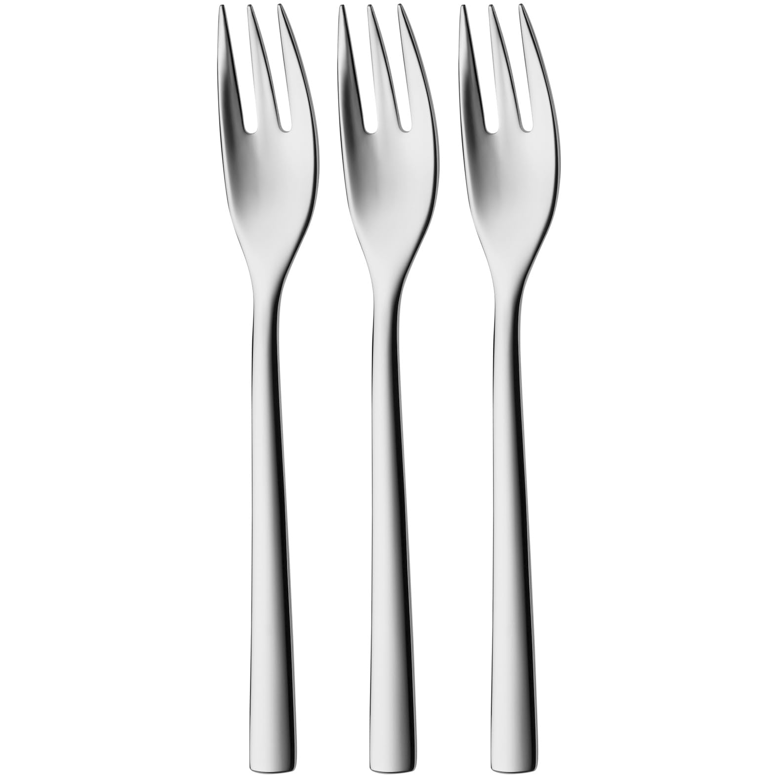 silit-trend-kuchengabel-set-3-teilig-15-8-cm-polierter-edelstahl-crominox-18-10- image 1