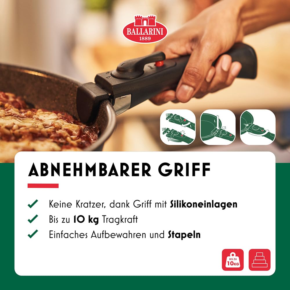 ballarini-torre-bratpfannen-set-24-28-cm-mit-abnehmbarem-griff-ceraforce-graniti image 2