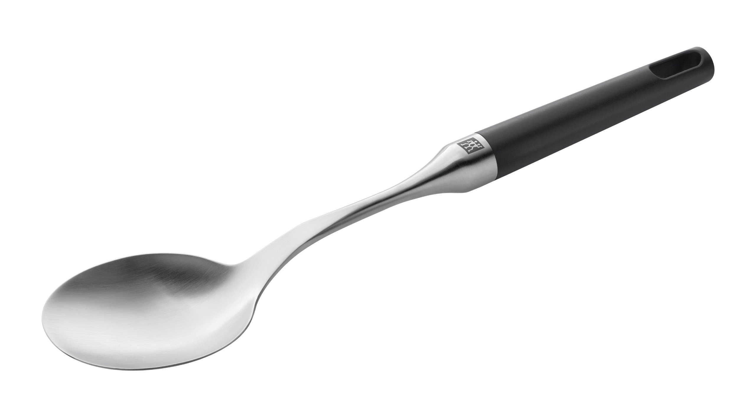 zwilling-twin-pure-servierl-ffel-satinierter-edelstahl-18-10-32-cm-schwarz-silbe image 1