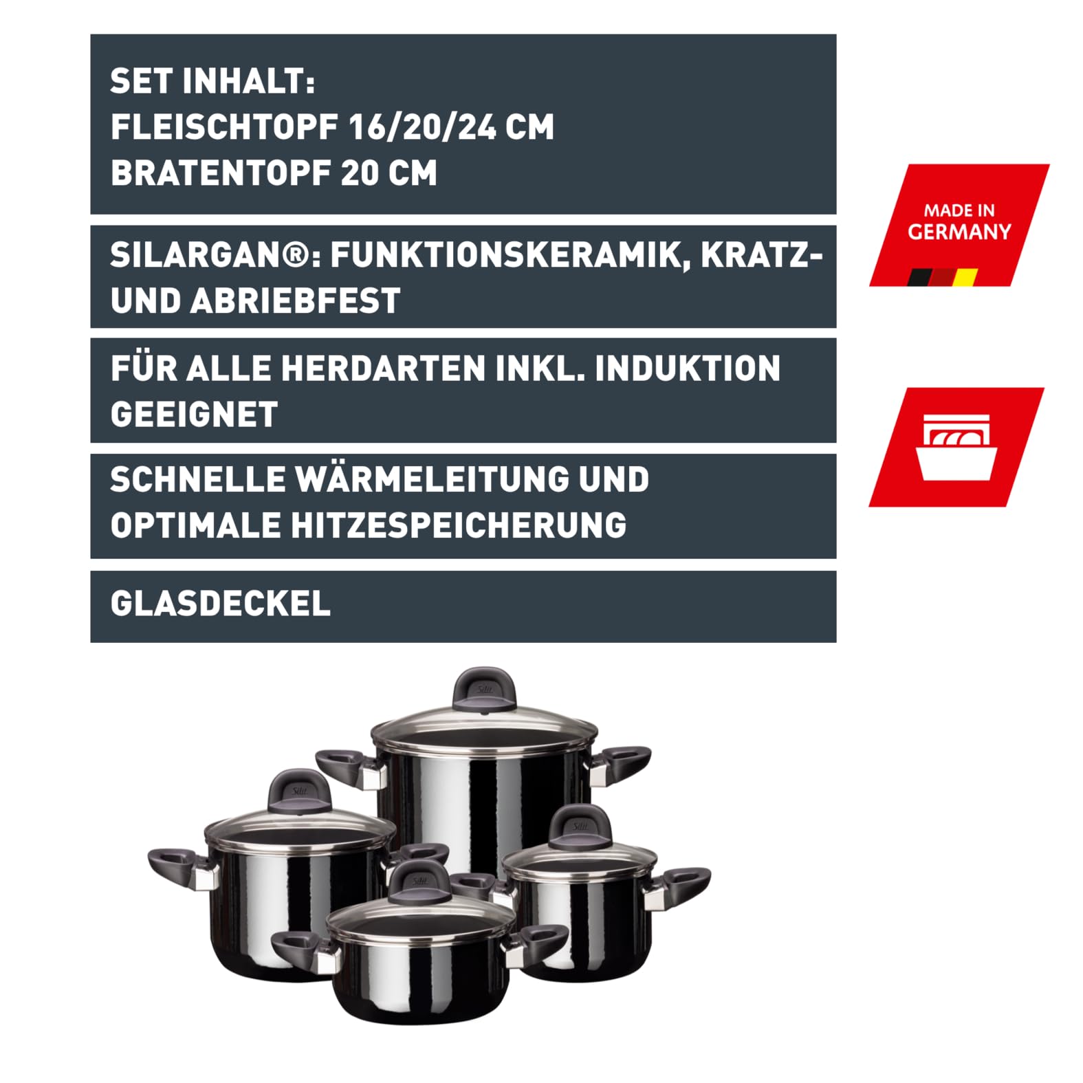 silit-modesto-topfset-induktion-4-teilig-3-kocht-pfe-mit-glasdeckel-plus-bratent image 2