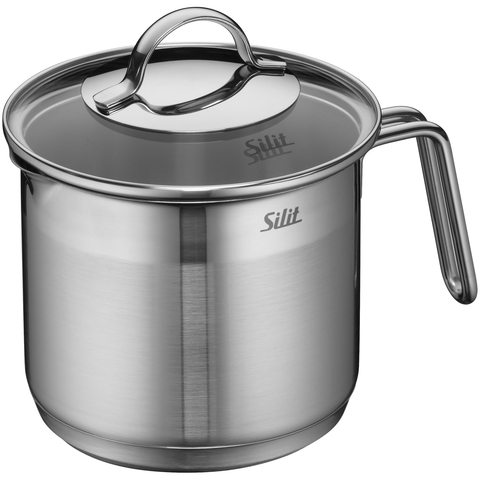 silit-achat-milchtopf-mit-glasdeckel-14-cm-1-7-l-induktionskochtopf-edelstahl-te image 1