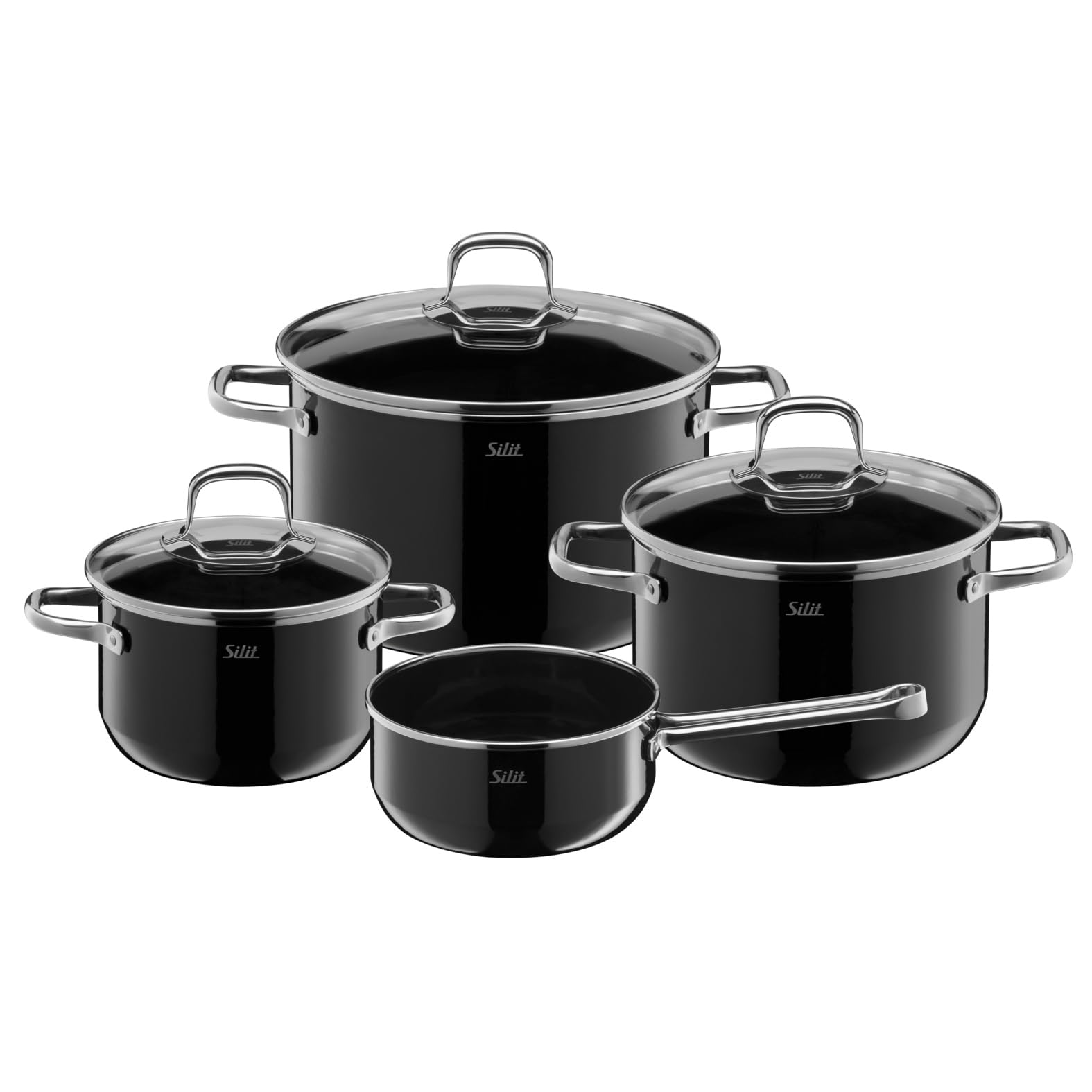 silit-elegance-line-topfset-4-teilig-mit-glasdeckeln-silargan-funktionskeramik-n image 1