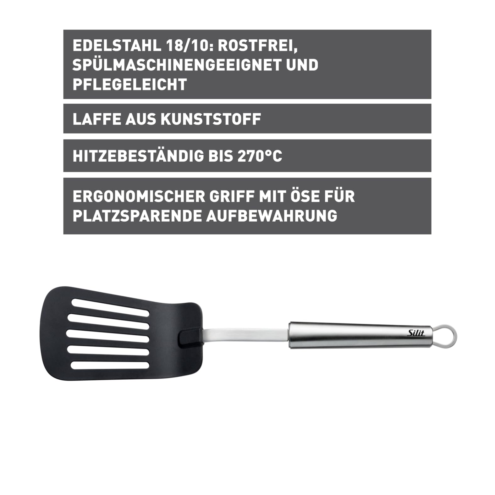 silit-classic-line-pfannenwender-35-cm-edelstahl-18-10-mit-hitzebest-ndigem-kuns image 2