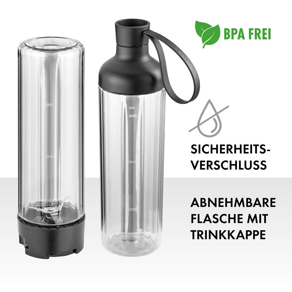 zwilling-standmixer-smoothie-maker-2-in-1-mit-trinkflasche-600-ml-300-w-edelstah image 4