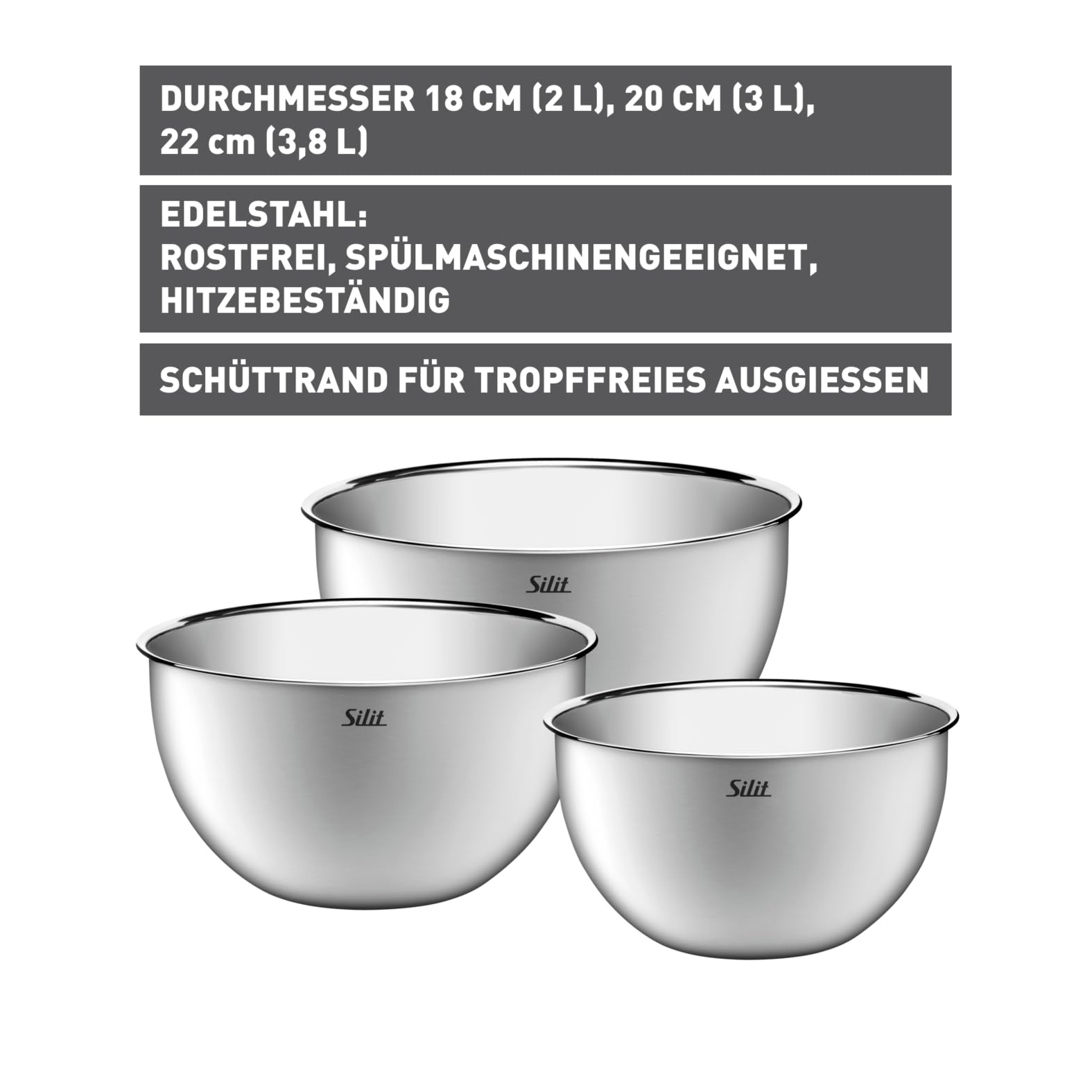 silit-k-chensch-ssel-set-3-teilig-edelstahlsch-sseln-18-22-24-cm-18-10-poliert-m image 2