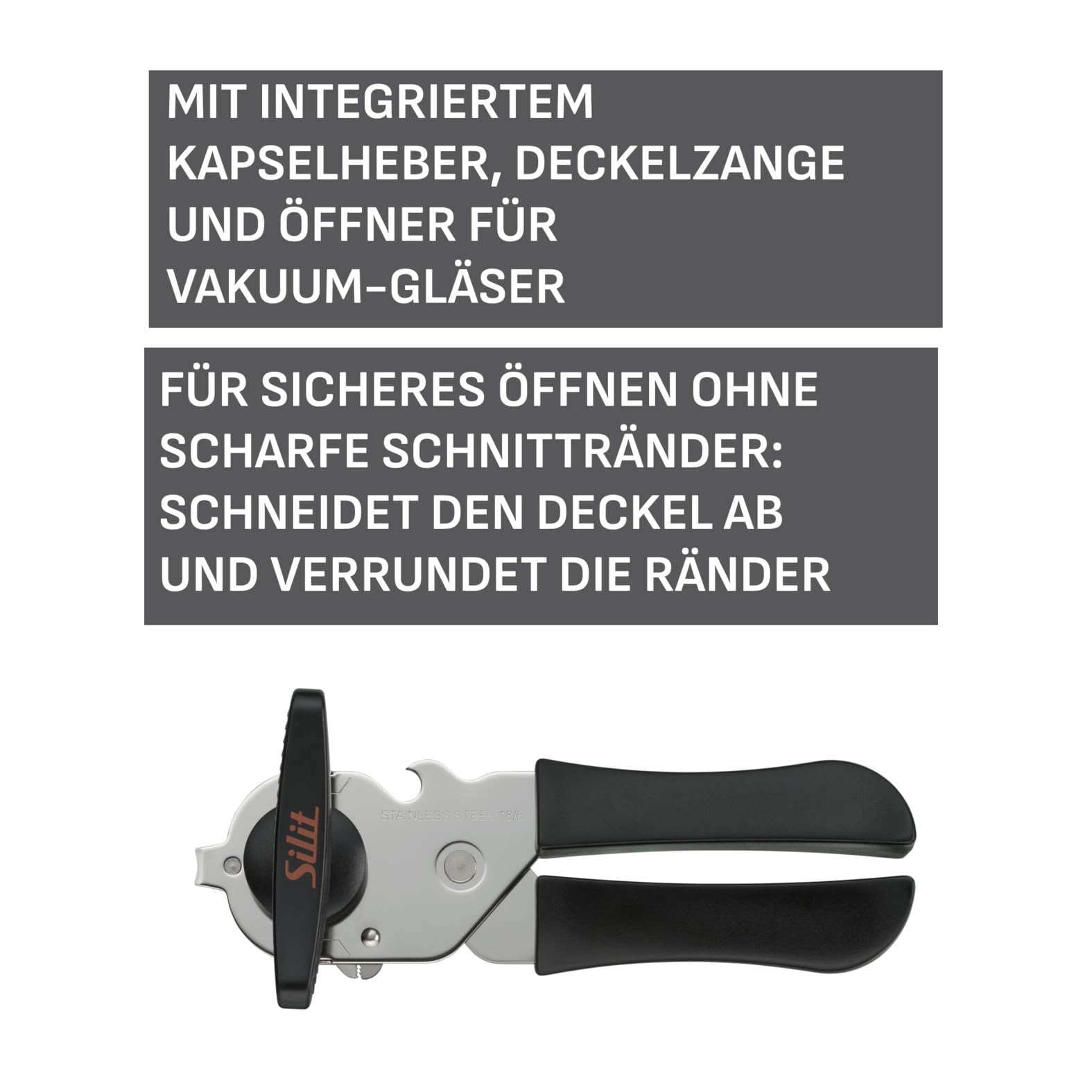silit-dosen-ffner-manuell-mit-kapselheber-deckelzange-und-glas-ffner-edelstahl-s image 2