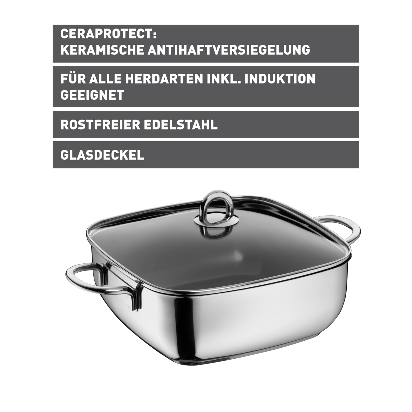 silit-studio-br-ter-29-x-29-cm-mit-glasdeckel-edelstahl-mit-ceraprotect-antihaft image 2