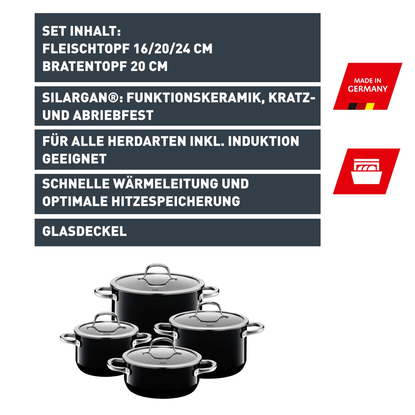 silit-passion-black-topfset-induktion-4-teilig-3-fleischt-pfe-mit-glasdeckel-bra image 2