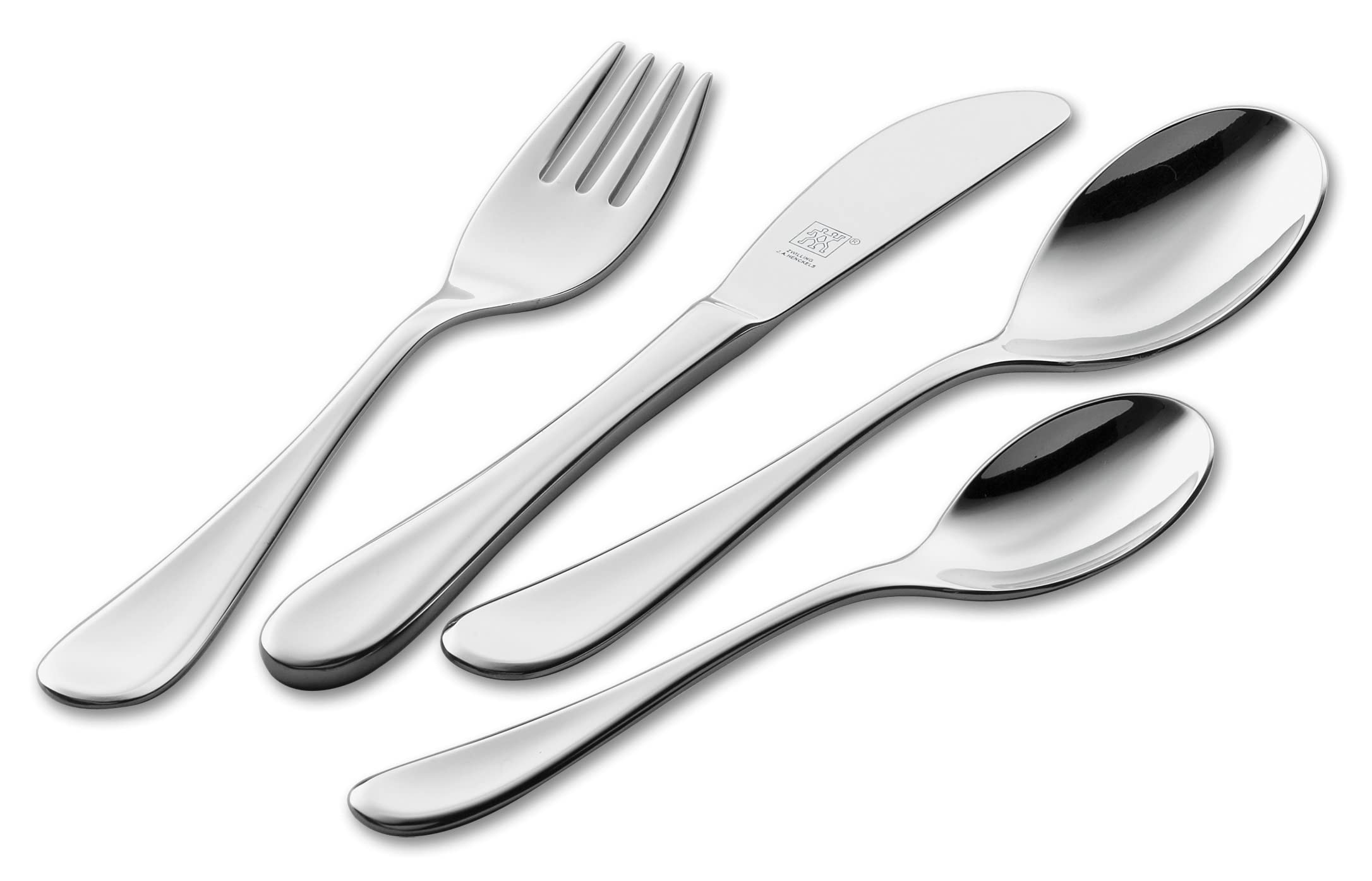 zwilling-filou-kinderbesteck-set-4-teilig-ab-3-jahren-edelstahl-18-10-tiermotive image 1