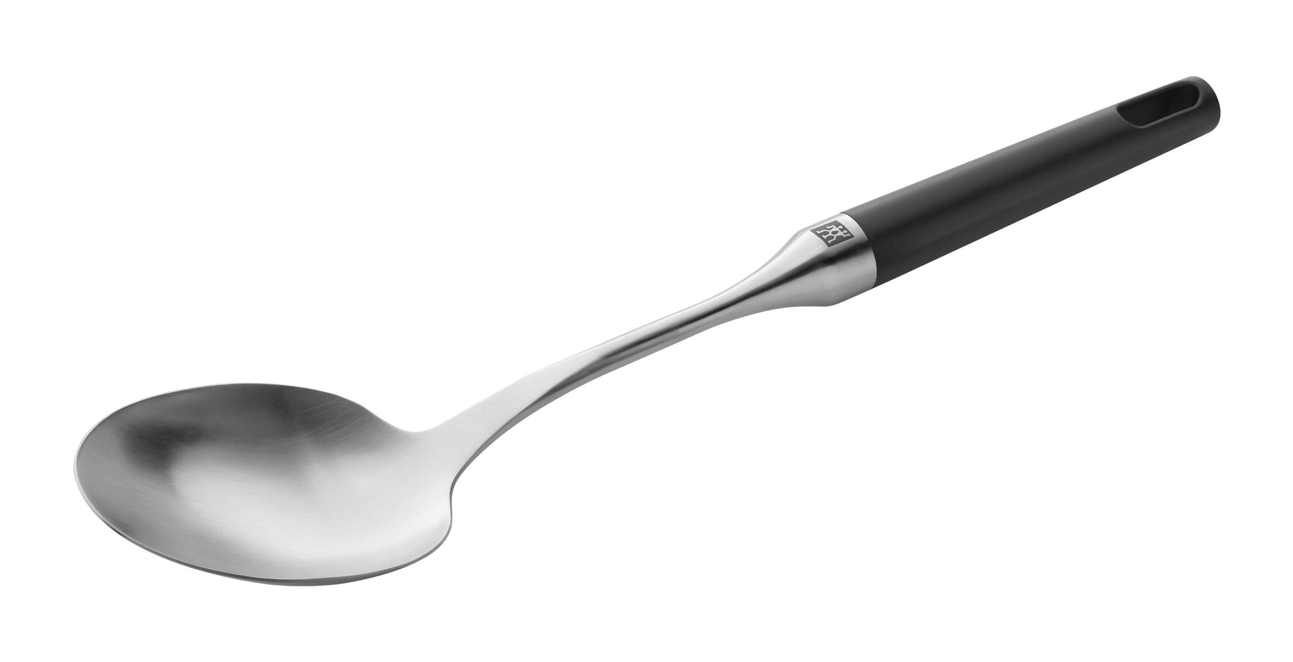 zwilling-twin-pure-black-servierl-ffel-355-mm-satinierter-edelstahl-18-10-sp-lma image 1