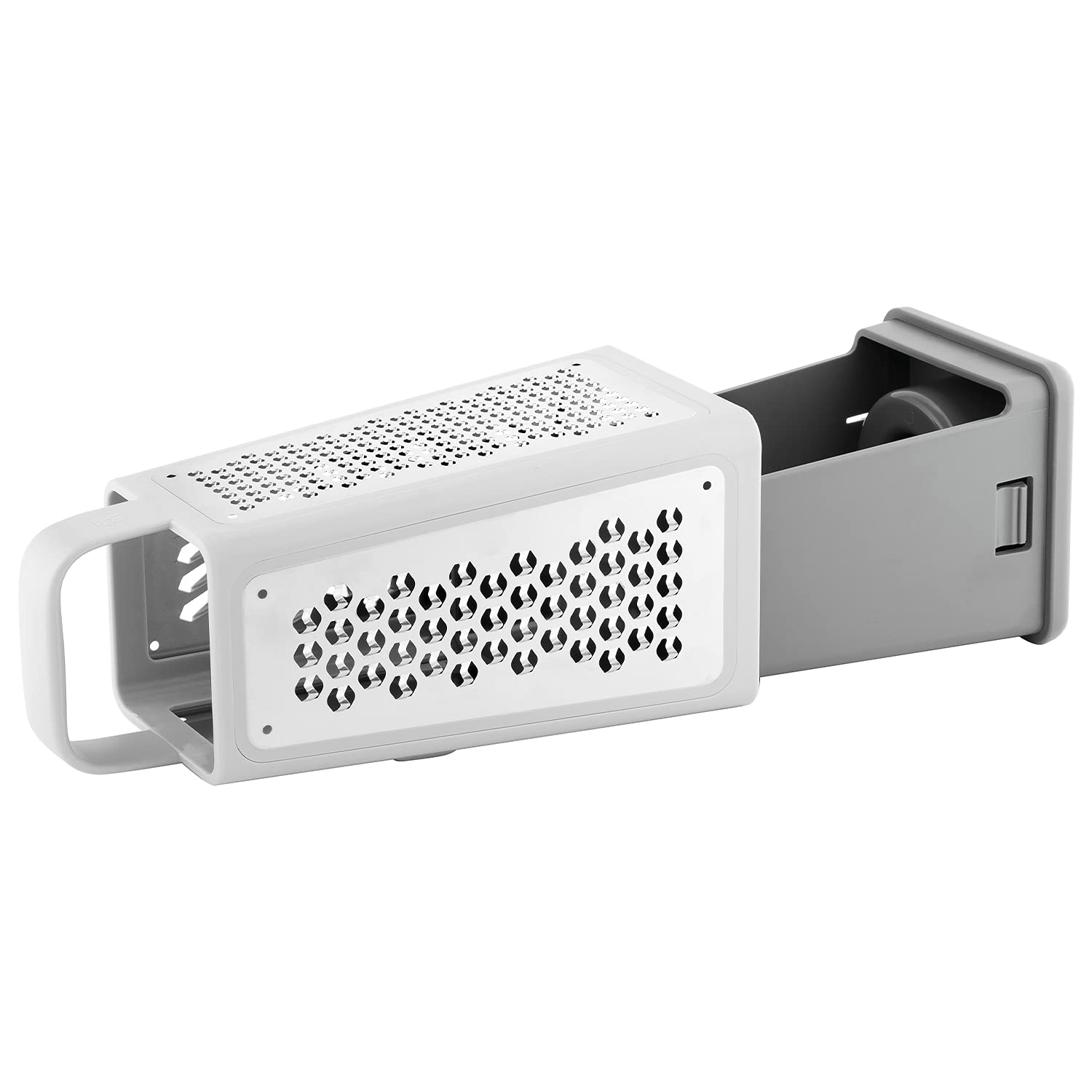 zwilling-z-cut-vierkant-standreibe-mit-auffangschale-edelstahlklinge-4-reibstufe image 5