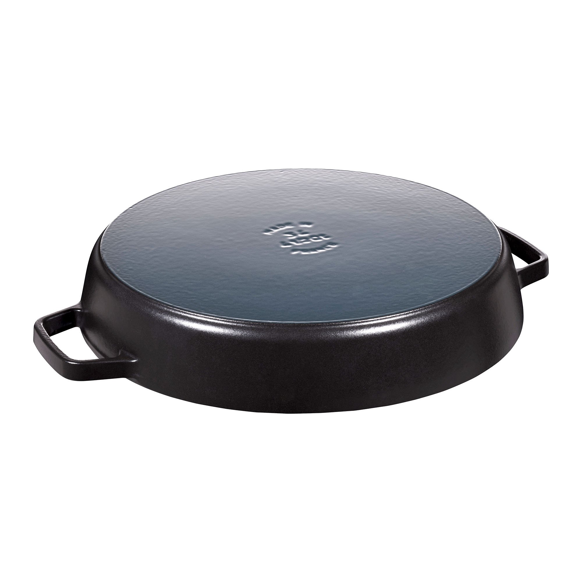 staub-paellapfanne-bratpfanne-34-cm-gusseisen-2-griffe-f-r-alle-herdarten-inkl-i image 2