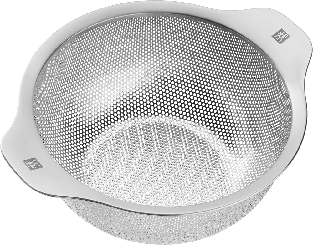 zwilling-table-k-chensieb-16-cm-edelstahl-18-10-lochboden-2-griffe-stapelbar-sp- image 1