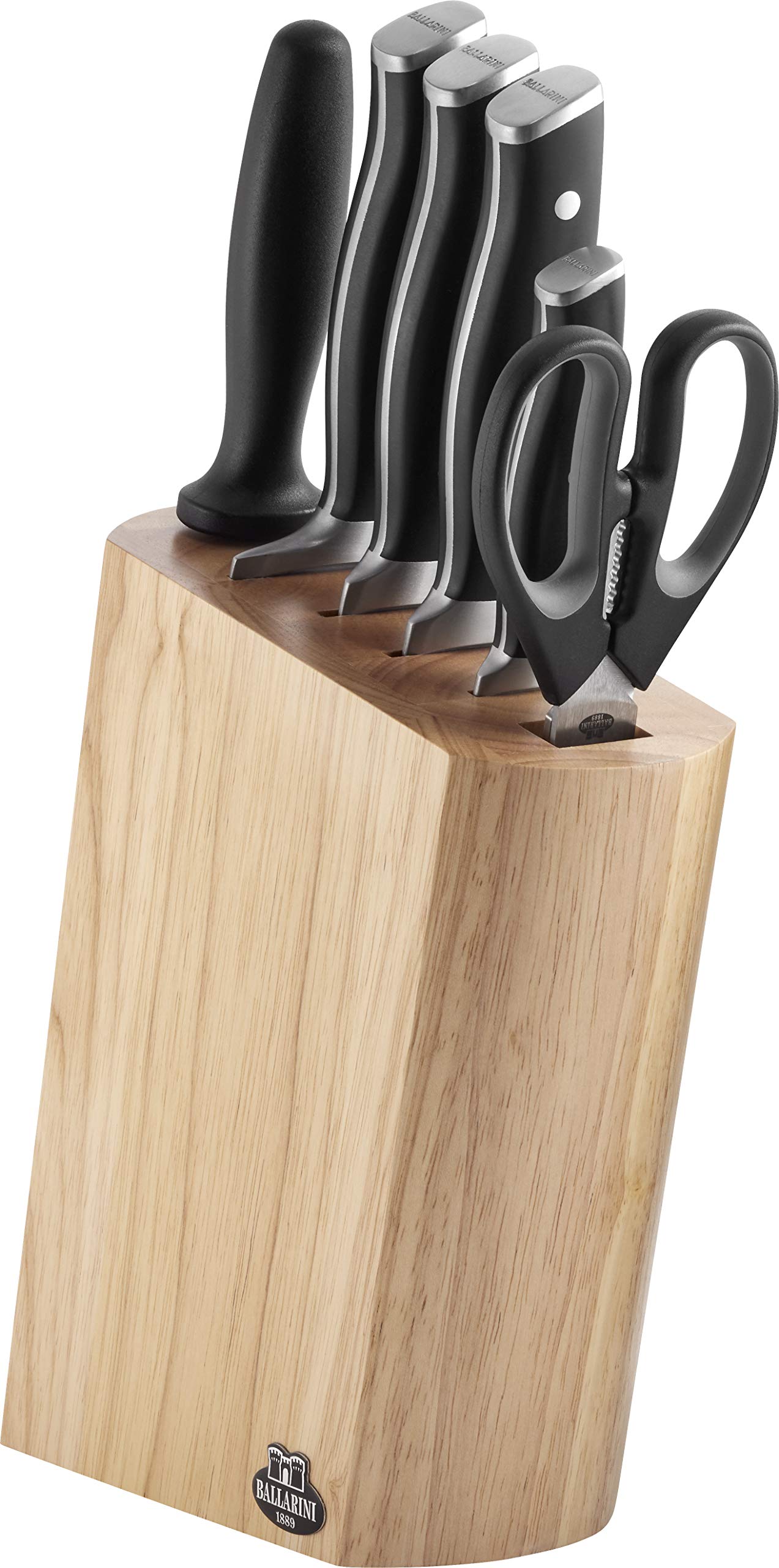 ballarini-savuto-nero-messerblock-7-teilig-mit-wetzstahl-und-schere-rostfreier-s image 2