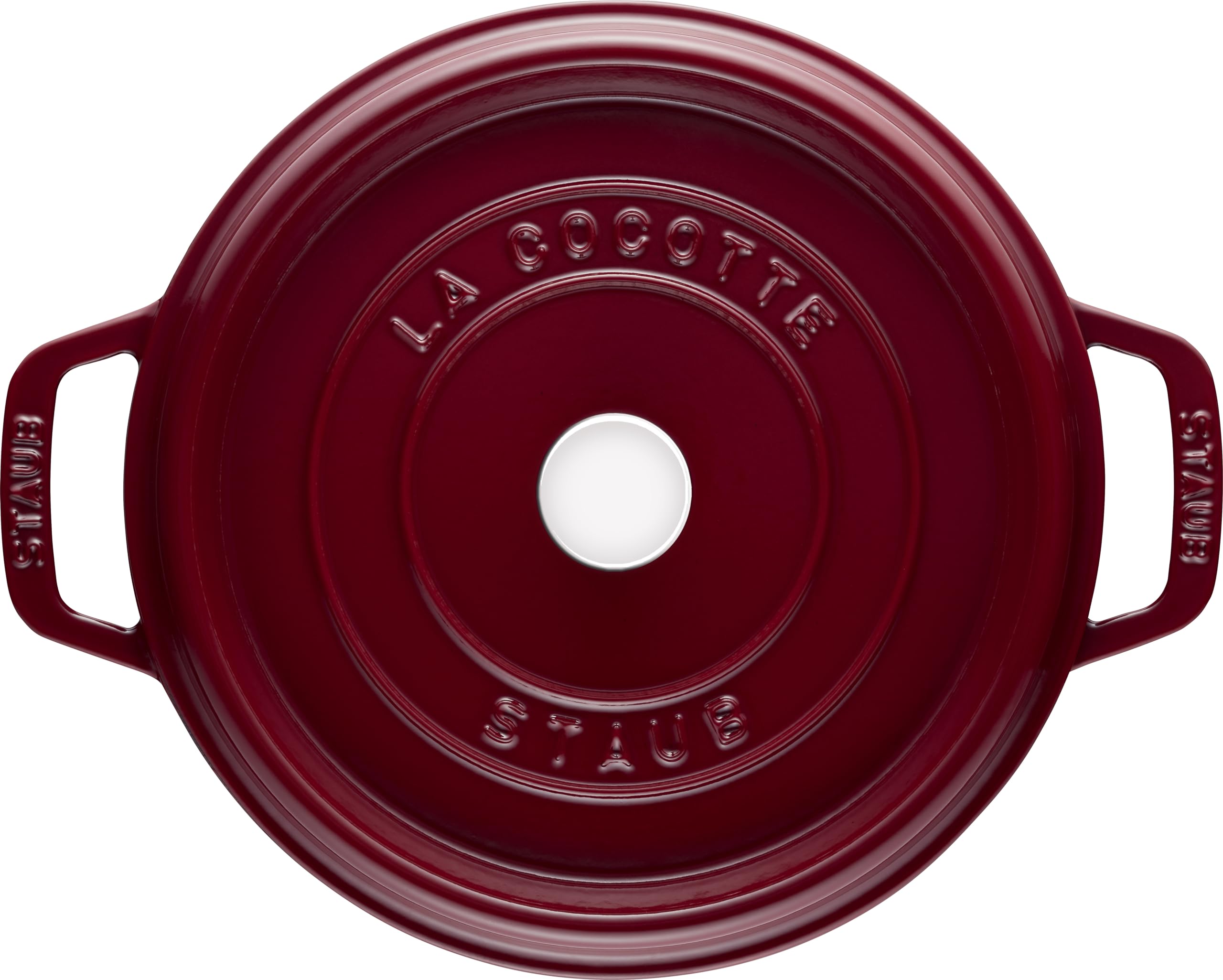 staub-cocotte-24-cm-3-8-l-rund-bordeaux-rot-emaillierter-gusseisen-br-ter-f-r-al image 3