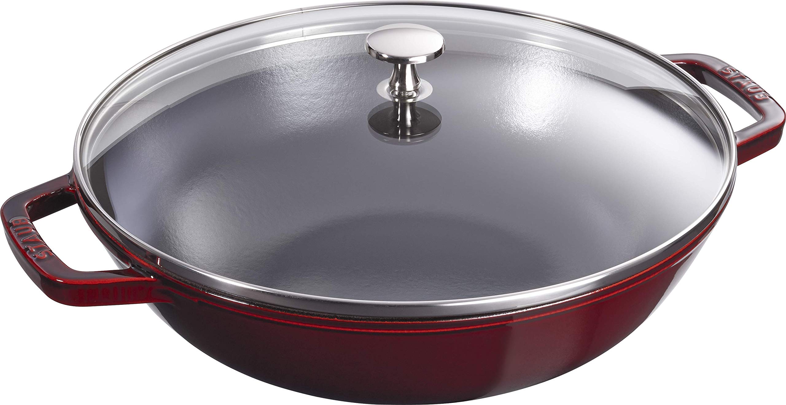 staub-wok-30-cm-gusseisen-mit-glasdeckel-induktionsgeeignet-schwarz image 8