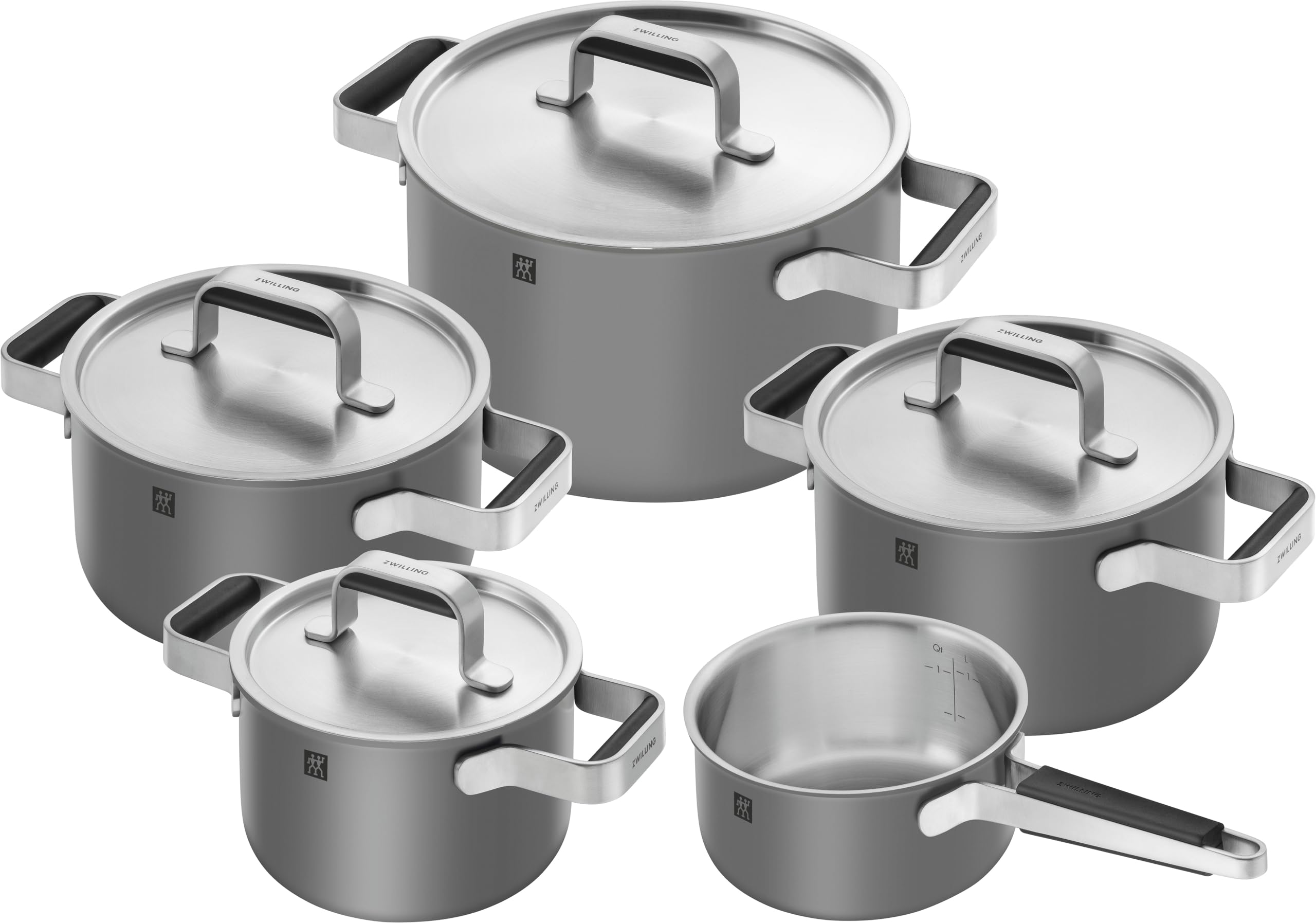 zwilling-pure-kochtopfset-5-tlg-18-10-edelstahl-mit-keramik-au-enbeschichtung-in image 1