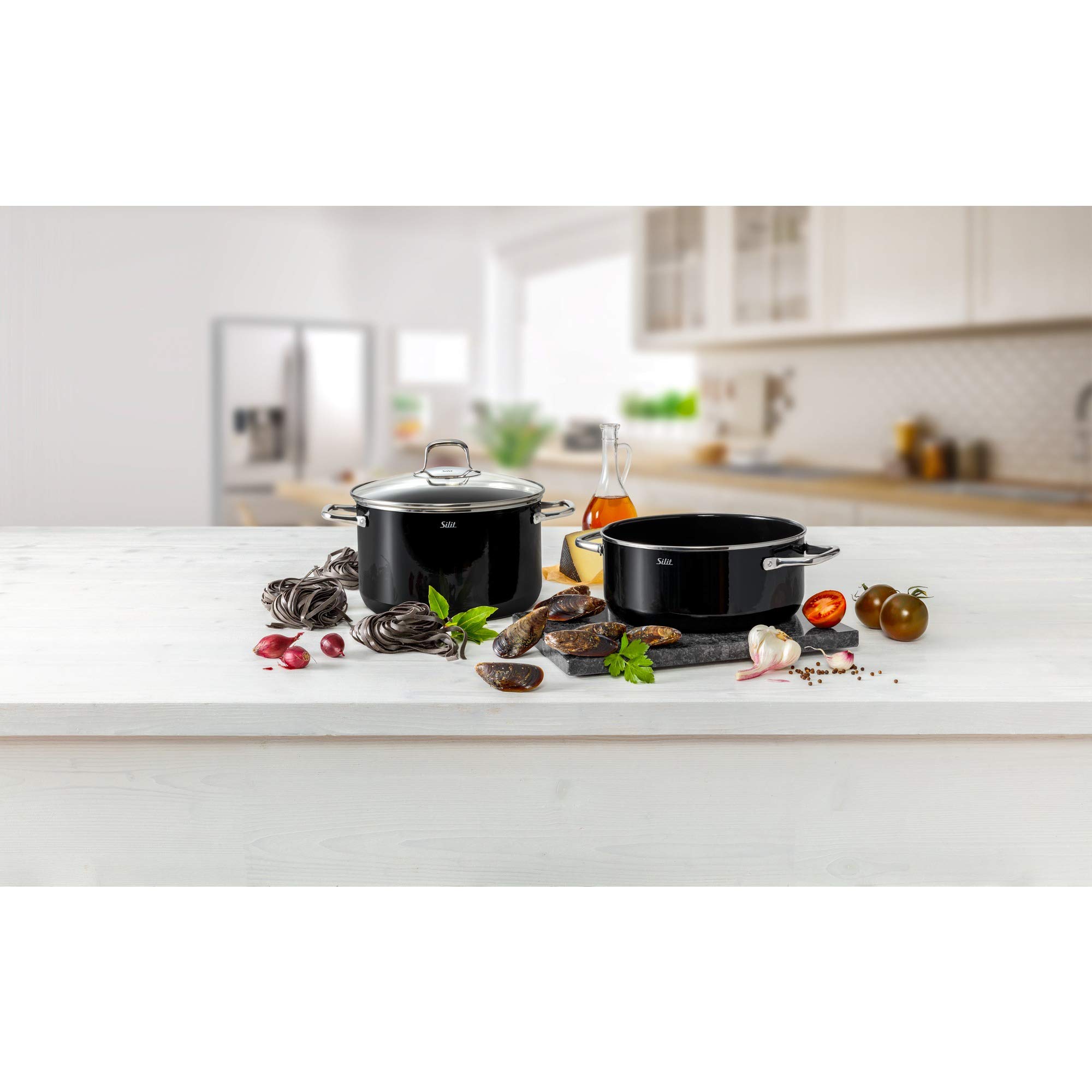silit-elegance-line-fleischtopf-24-cm-mit-glasdeckel-6-4-l-silargan-funktionsker image 2