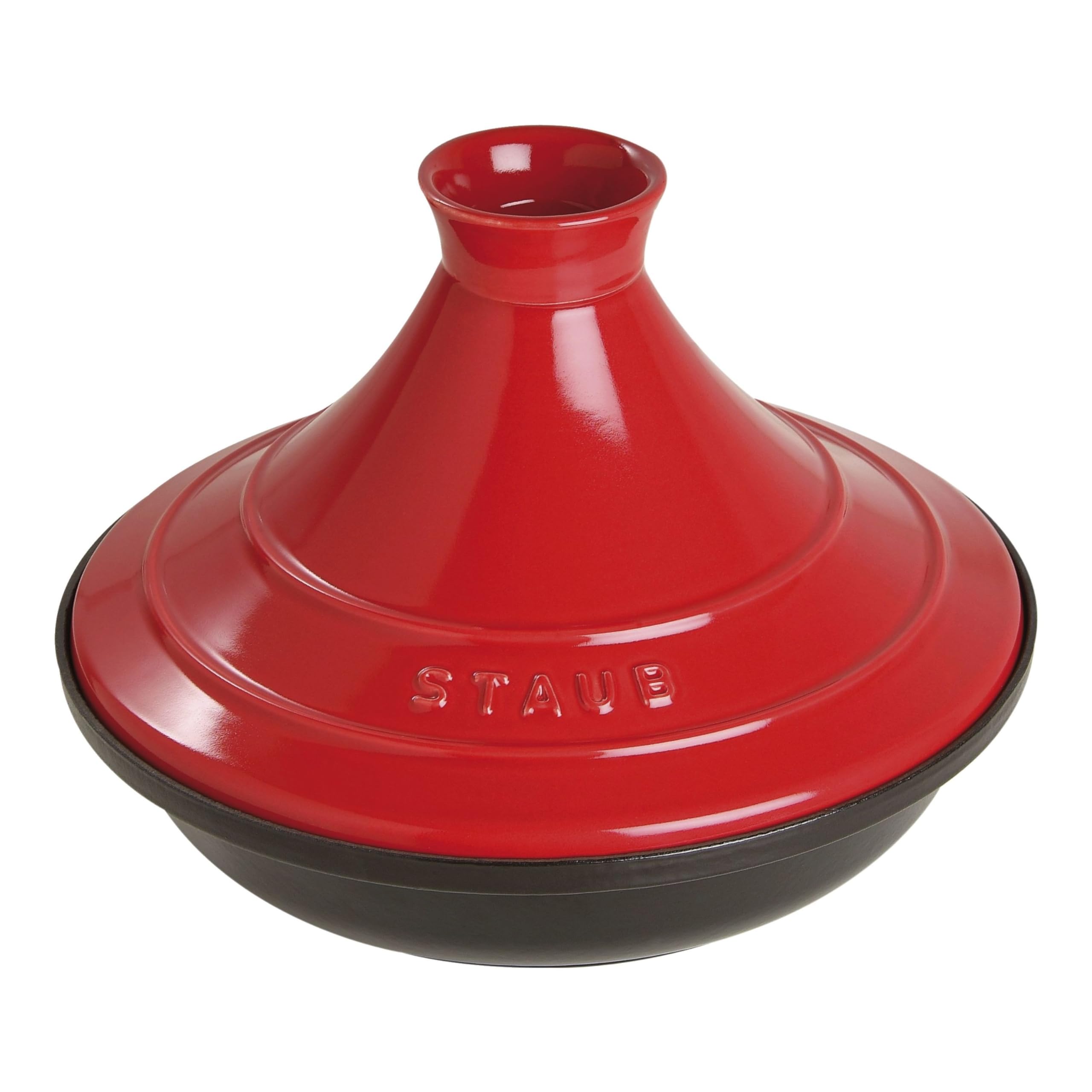 staub-tajine-specialties-28-cm-gusseisen-mit-keramikdeckel-f-r-marokkanische-ger image 1