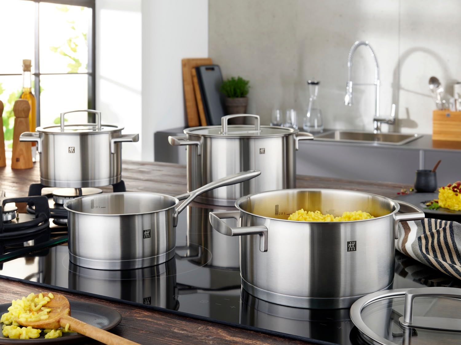 zwilling-vitality-kochtopf-set-5-teilig-3-kocht-pfe-16-20-24-cm-bratentopf-20-cm image 2