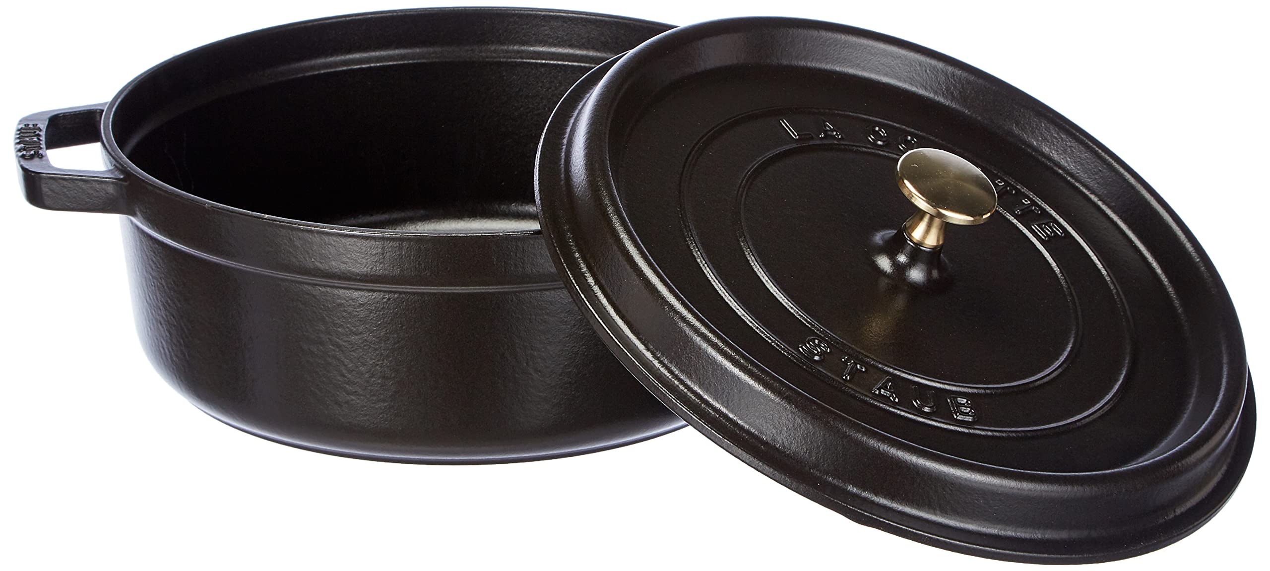 staub-cocotte-26-cm-rund-4-l-gusseisen-br-ter-in-schwarz-la-cocotte-serie-f-r-al image 5
